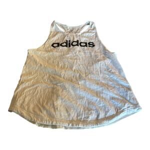 adidas White Razorback Tee Size M